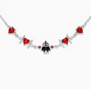 Girls Crew Star Wars Darth Vader Silver Heart Valentine Bracelet New in Box